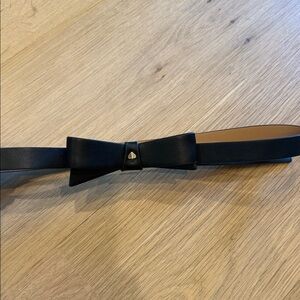 Kate Spade Black Bow Belt